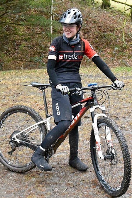 Team Tredz rider Alex up in Afan Argoed